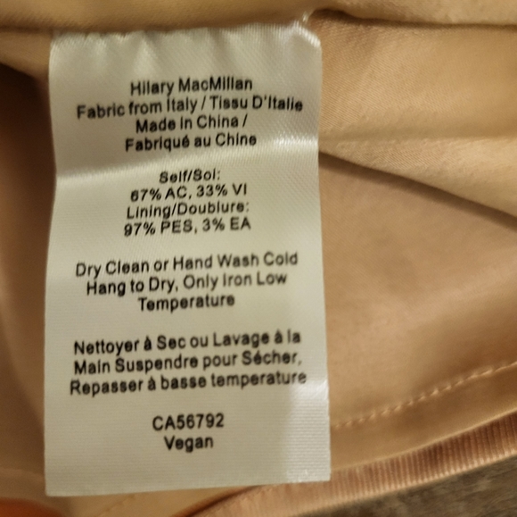 Hilary Macmillan Peach Adjustable Strap Camisole size small - Picture 8 of 9